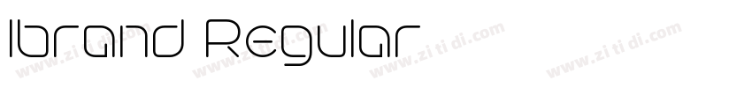 Ibrand Regular字体转换 Ibrand Regular字体转换